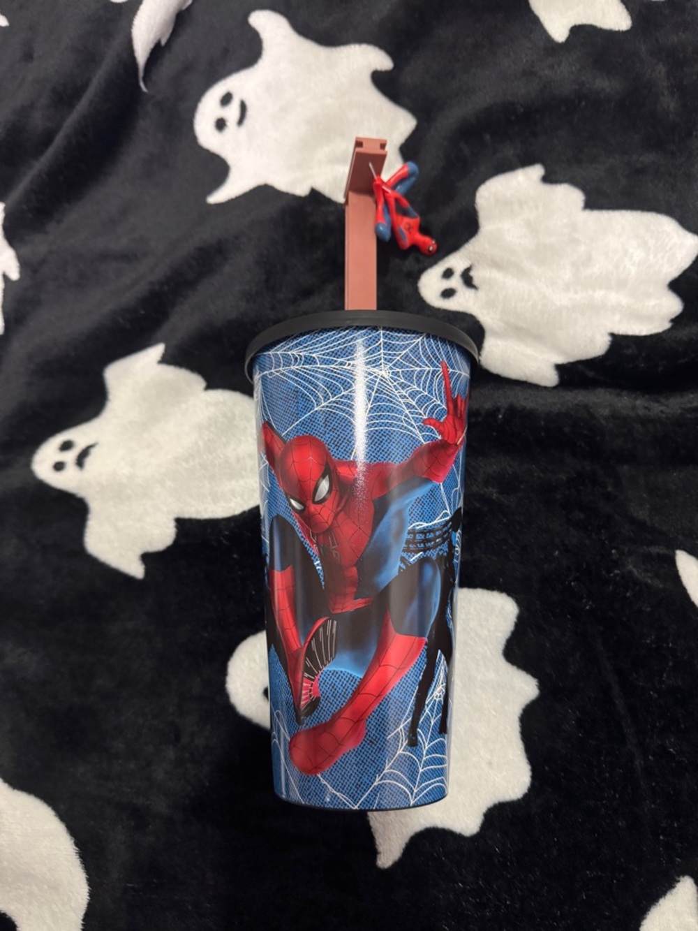 Marvel Spider-Man Brand New Day Large Tumbler Cup with Topper and Lid BRAND NEW